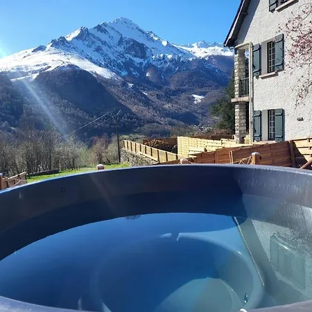 Lägenhet Les Du Soulor Le Soum Avec Bain Nordique Et Sauna A 2 Minutes Du Centre D'arrens Marsous